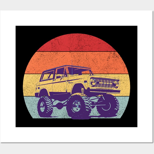 Retro Bronco 2 Wall Art by Jedistudios 